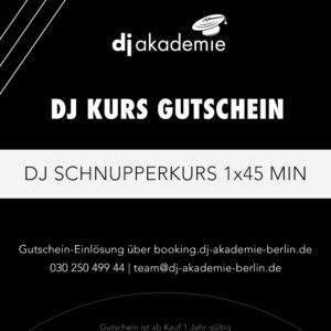 Geschenkgutschein-1x45min-DJ-Schnupperkurs